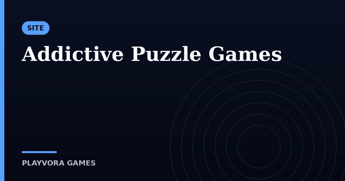 Addictive Puzzle Games