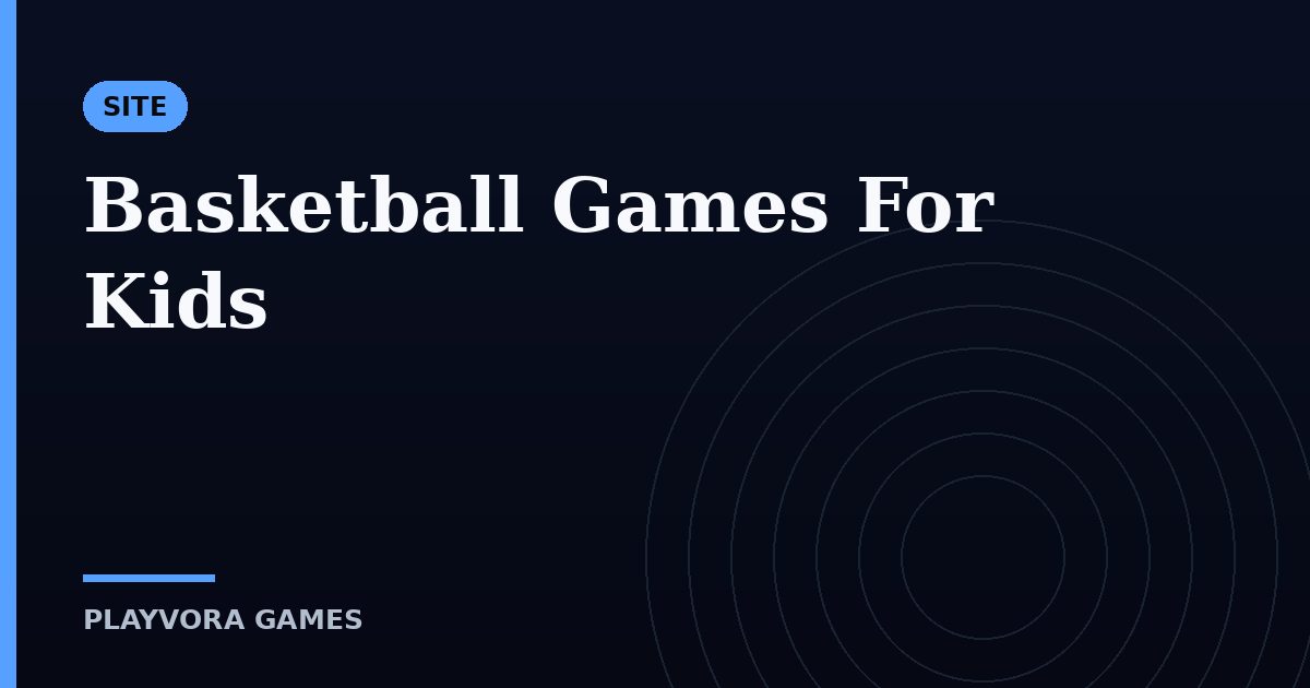 Basketball Games For Kids