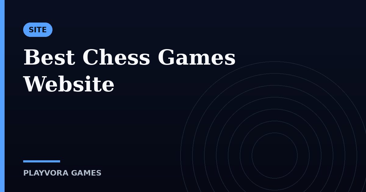 Best Chess Games Website