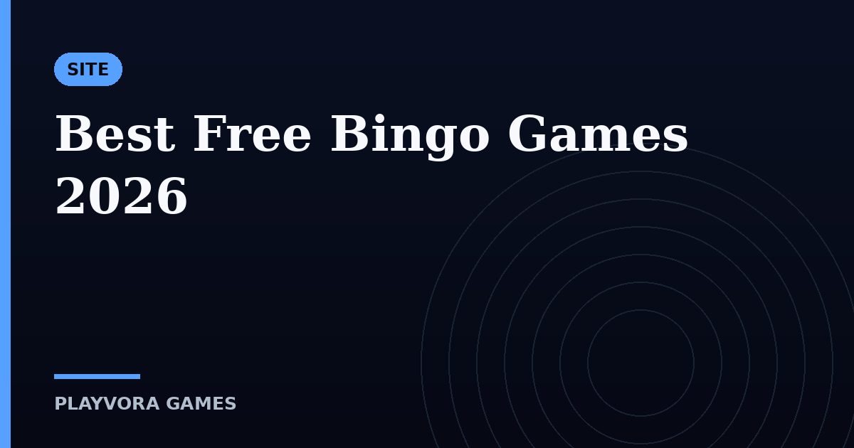 Best Free Bingo Games 2026