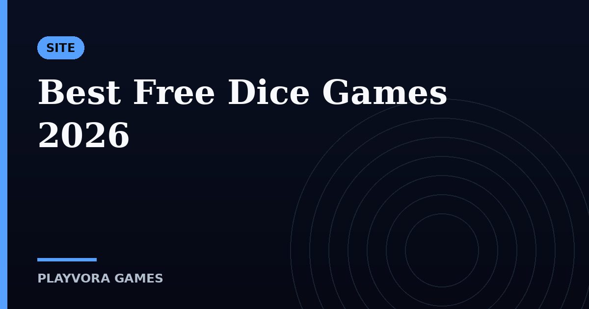 Best Free Dice Games 2026