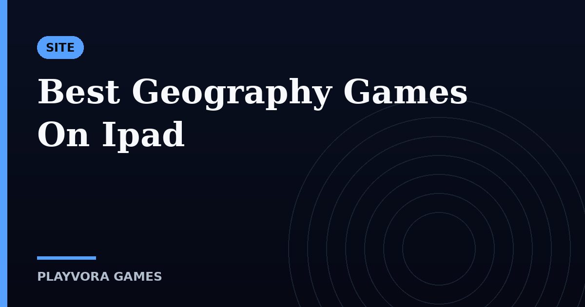 Flag Games for iPad, No App and No Account