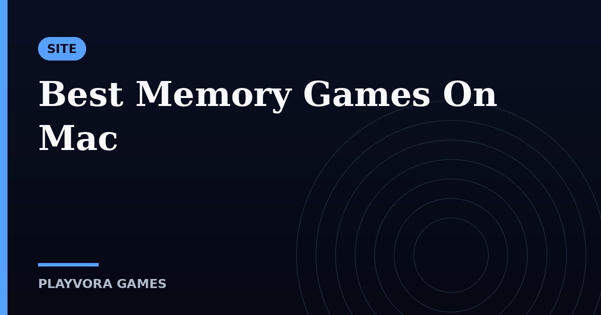 Best Memory Games On Mac