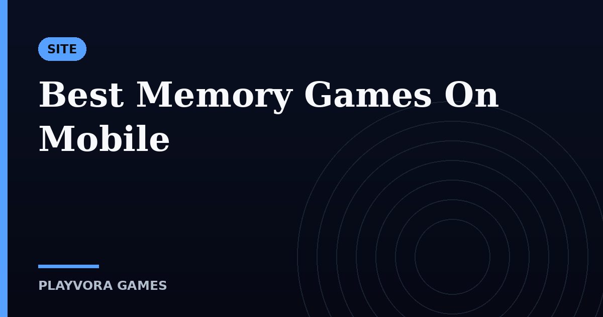 Best Memory Games On Mobile