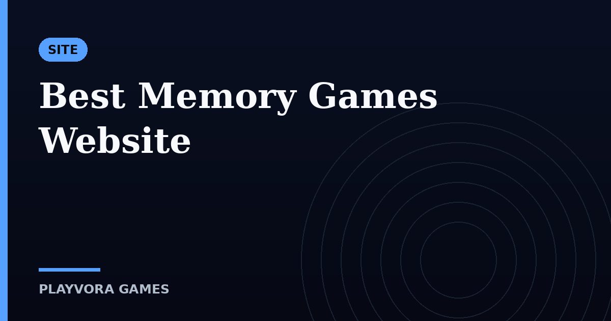 Best Memory Games Website