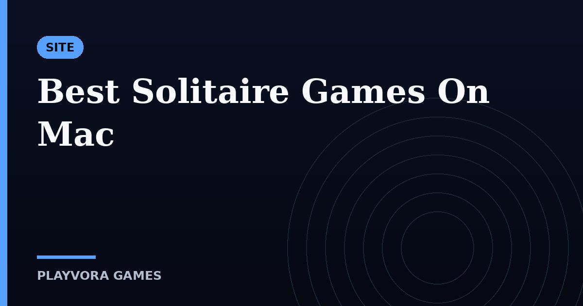 Best Solitaire Games On Mac