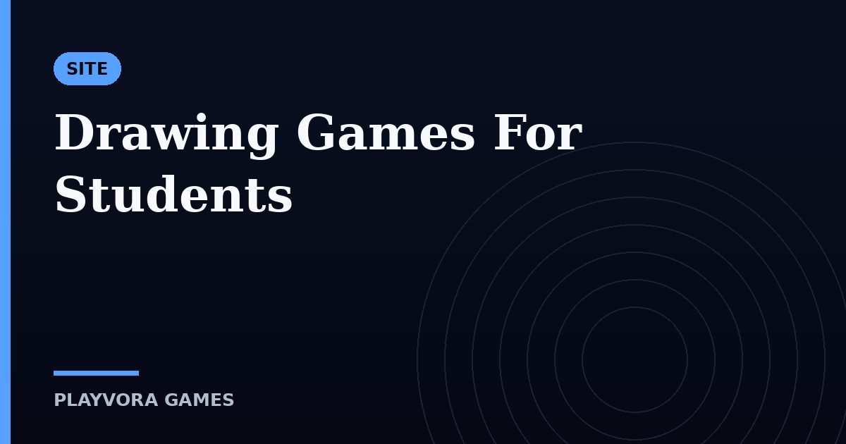 Drawing Games For Students