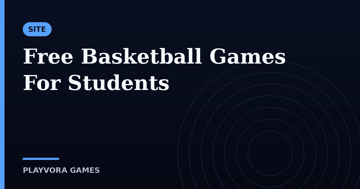 Free Basketball Games For Students
