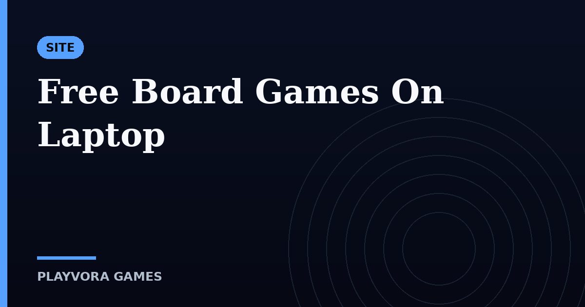 Free Board Games On Laptop