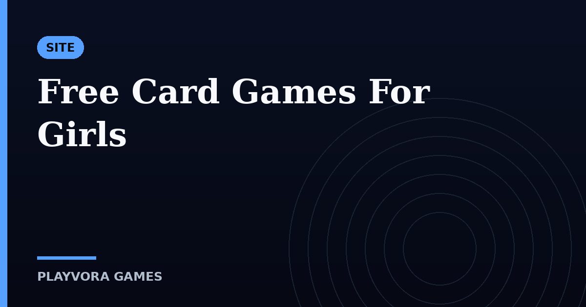 Free Card Games For Girls