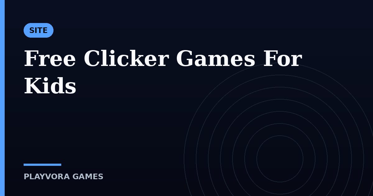 Free Clicker Games For Kids