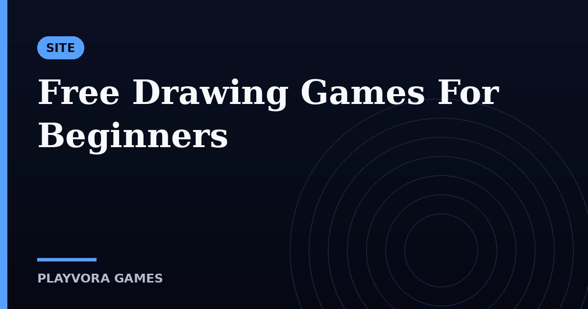Free Drawing Games For Beginners