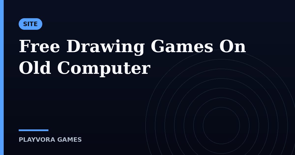 Free Drawing Games On Old Computer
