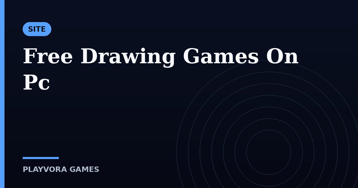Free Drawing Games On Pc