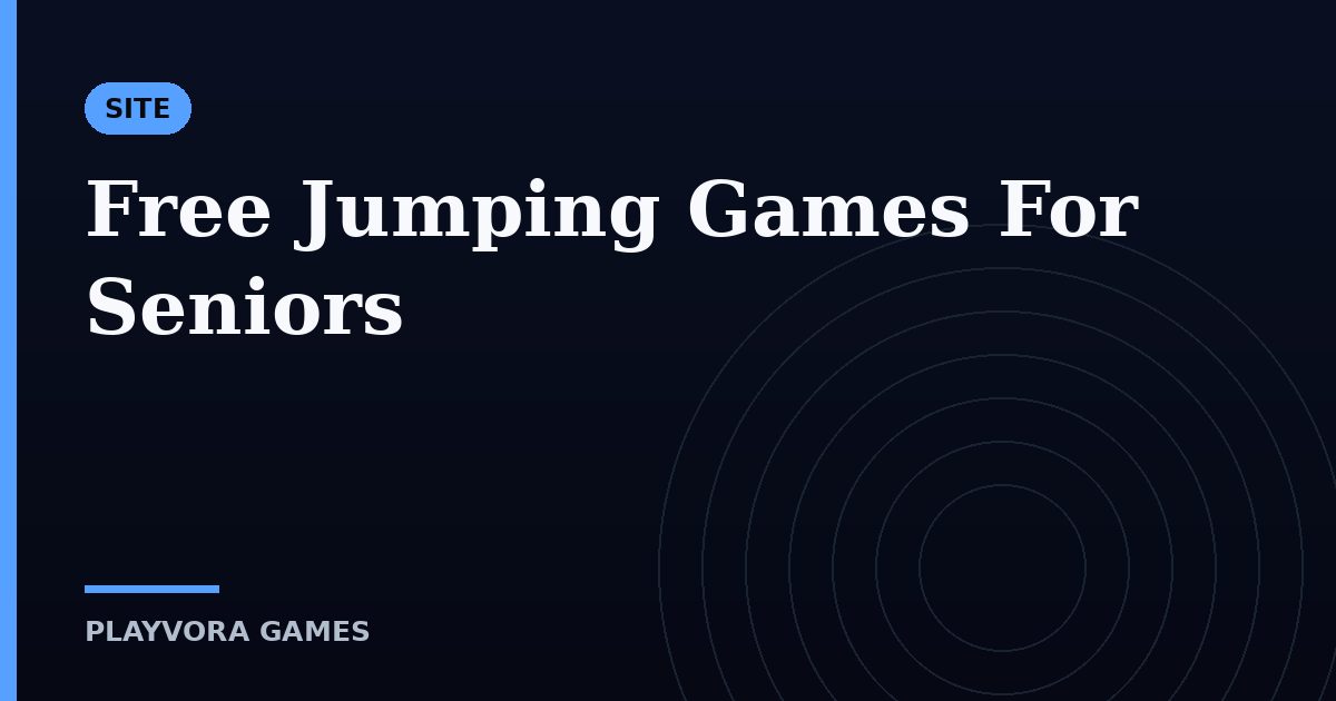 Free Jumping Games For Seniors