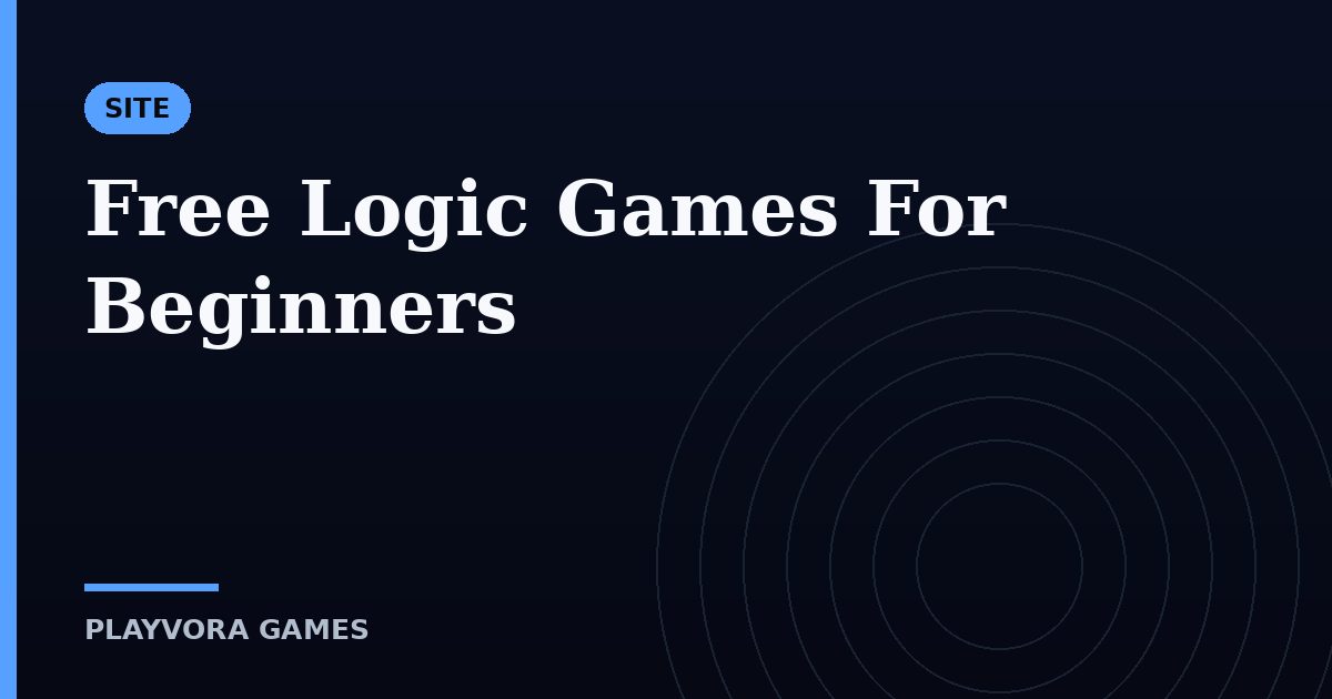 Free Logic Games For Beginners