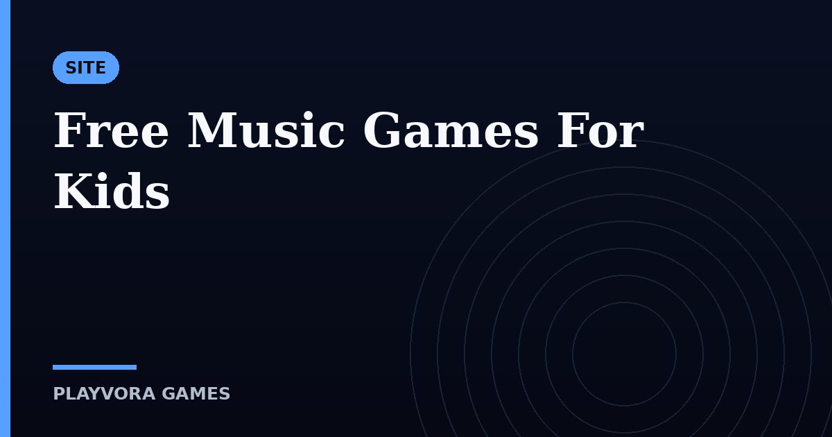 Free Music Games For Kids