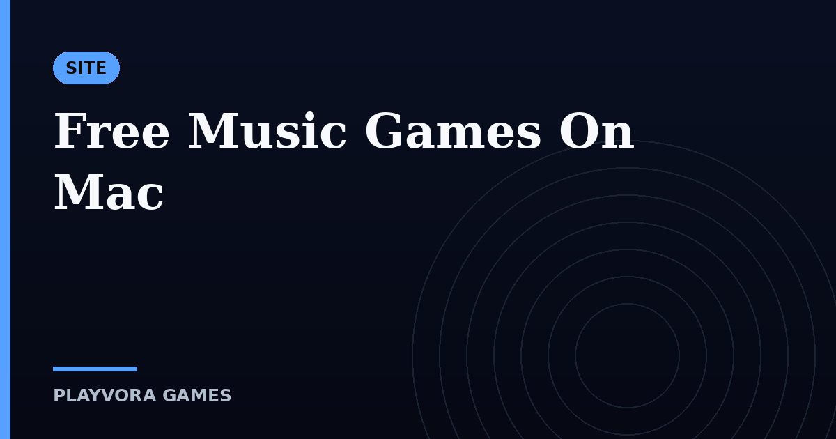 Free Music Games On Mac
