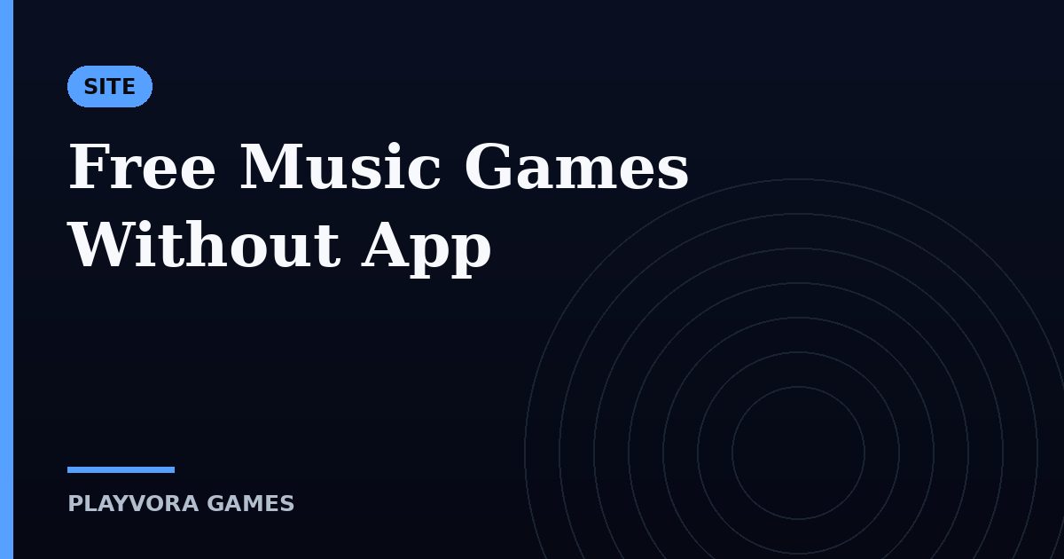 Free Music Games Without App