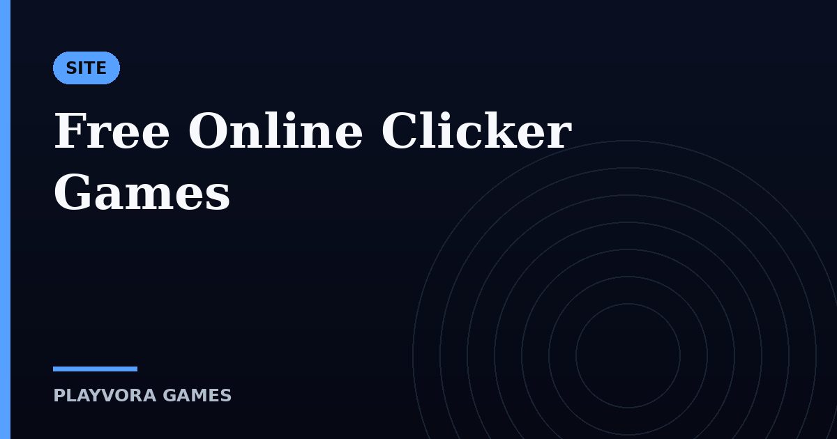 Free Online Clicker Games