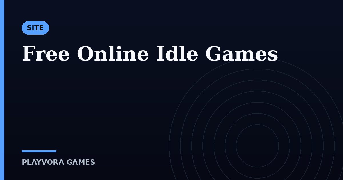Free Online Idle Games