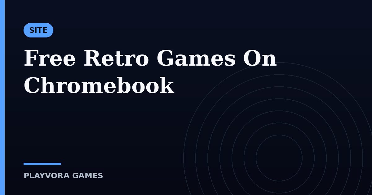 Free Retro Games On Chromebook