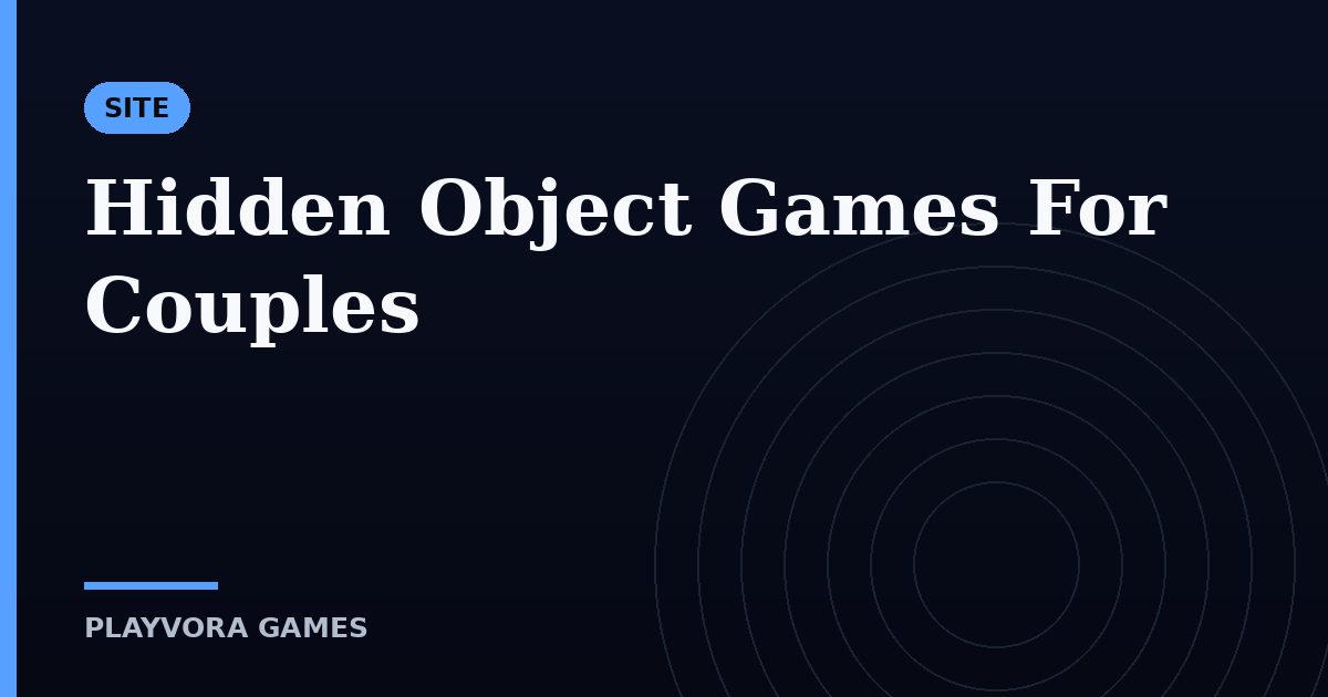Hidden Object Games For Couples