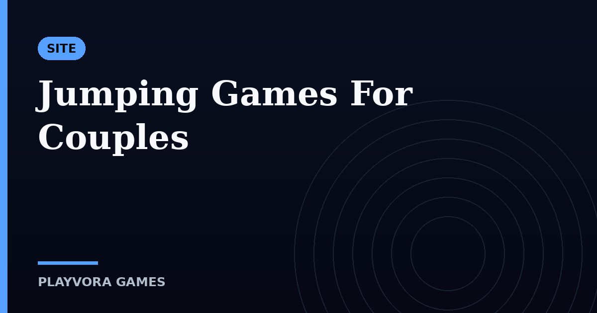 Jumping Games For Couples