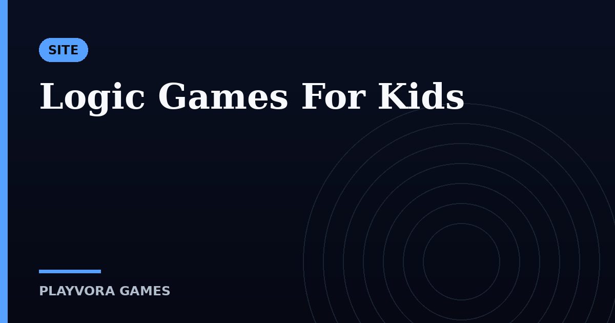 Logic Games For Kids